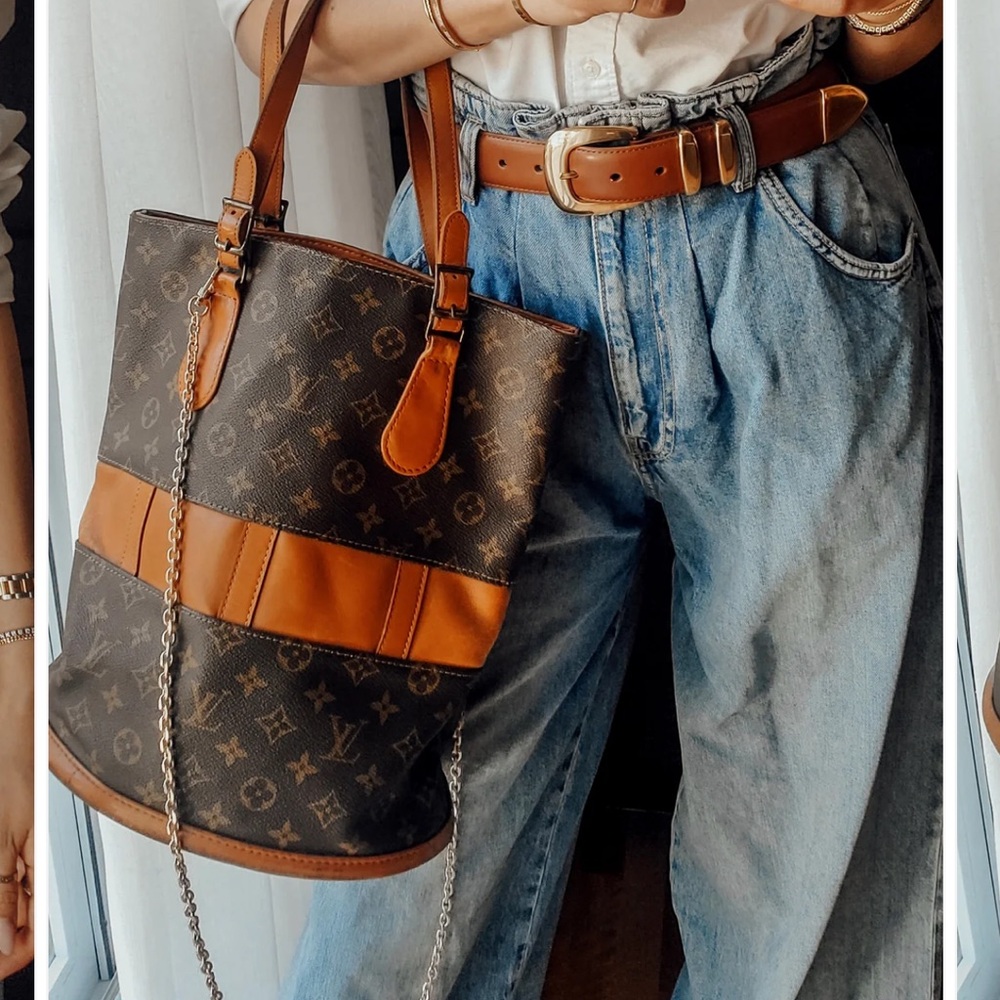 Authentic Louis Vuitton vintage made in USA tote
